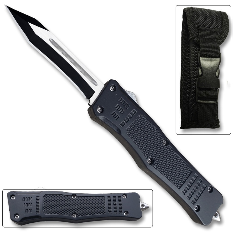 Unique Otf Tanto Legacy Edge Otf Knife Tanto Edged Blade Black