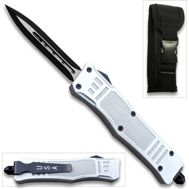 Silver Legacy Edge OTF Spear Point Knife