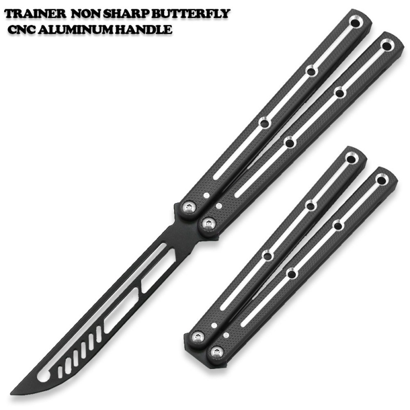 Cnc Siren Model Non-Sharp Professional Trainer - Butterfly Black Handle