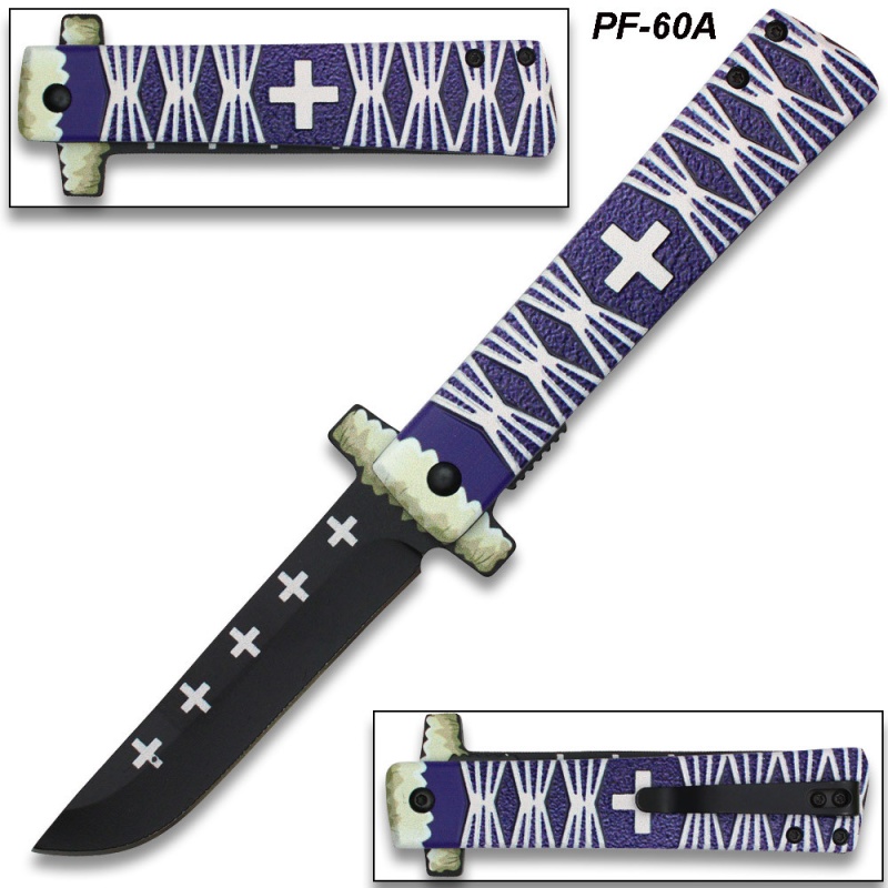 One Piece Kikoku Spring-Assisted Pocket Knife