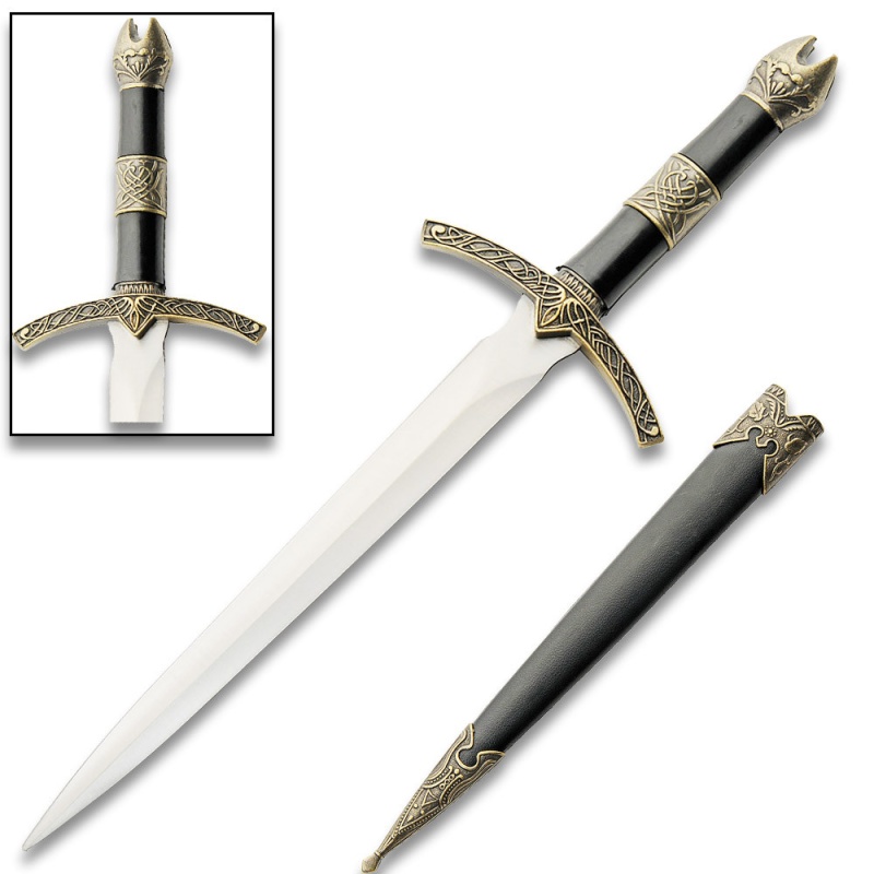Lotr The Witch King Dagger With Scabbard 12" Overall