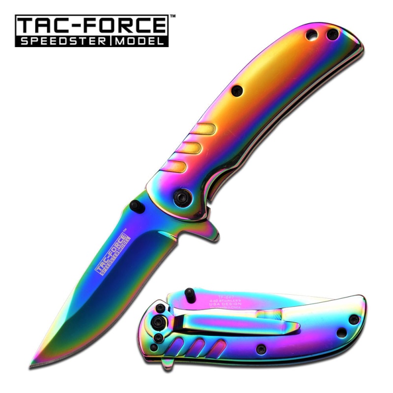 Tac-Force Spring Assisted Knife 3.5" Closed
