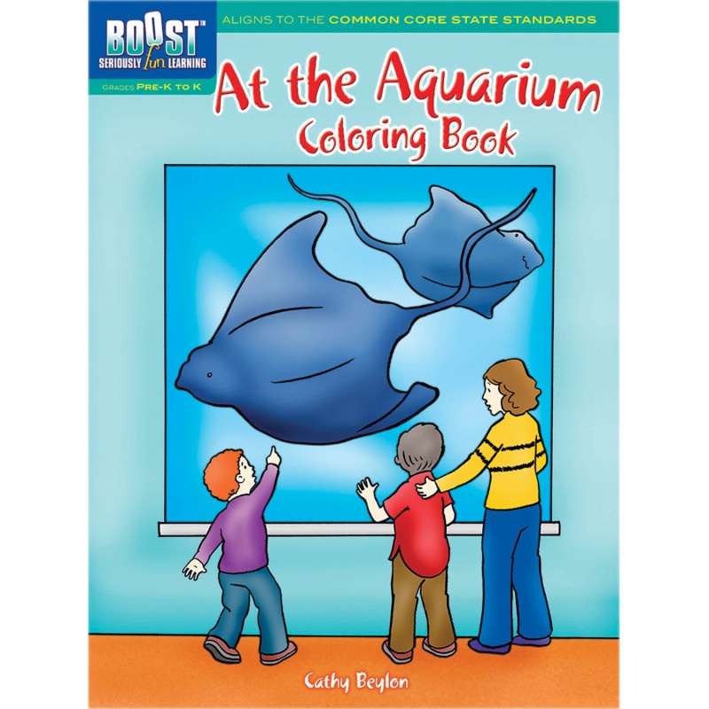Boost At The Aquarium Coloring Book Gr Pk-k