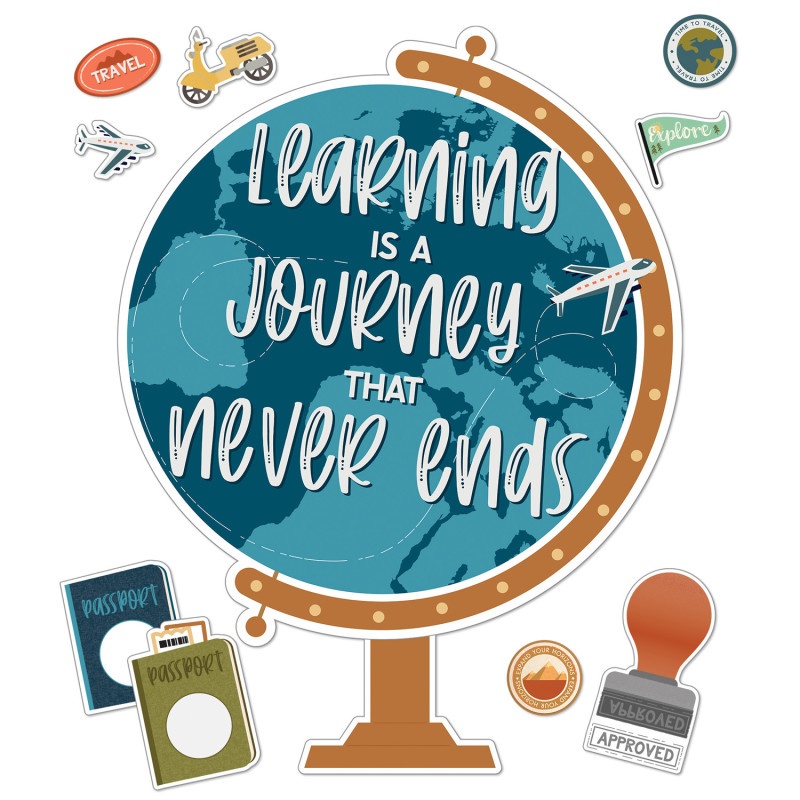 Learning Is A Journey Bulletin Set Lets Explore