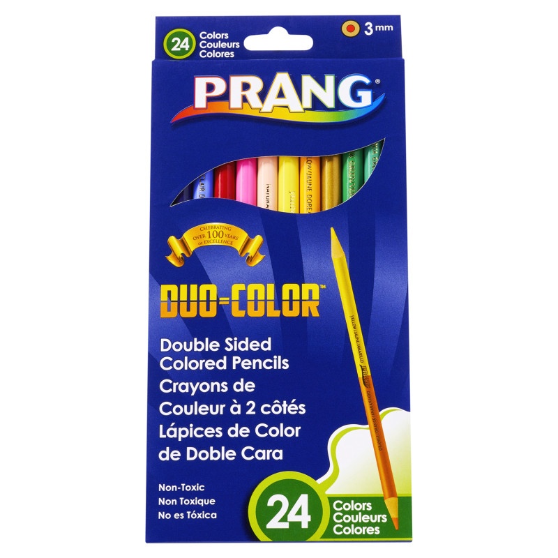 Prang Duo Color Pencils 24 Color St