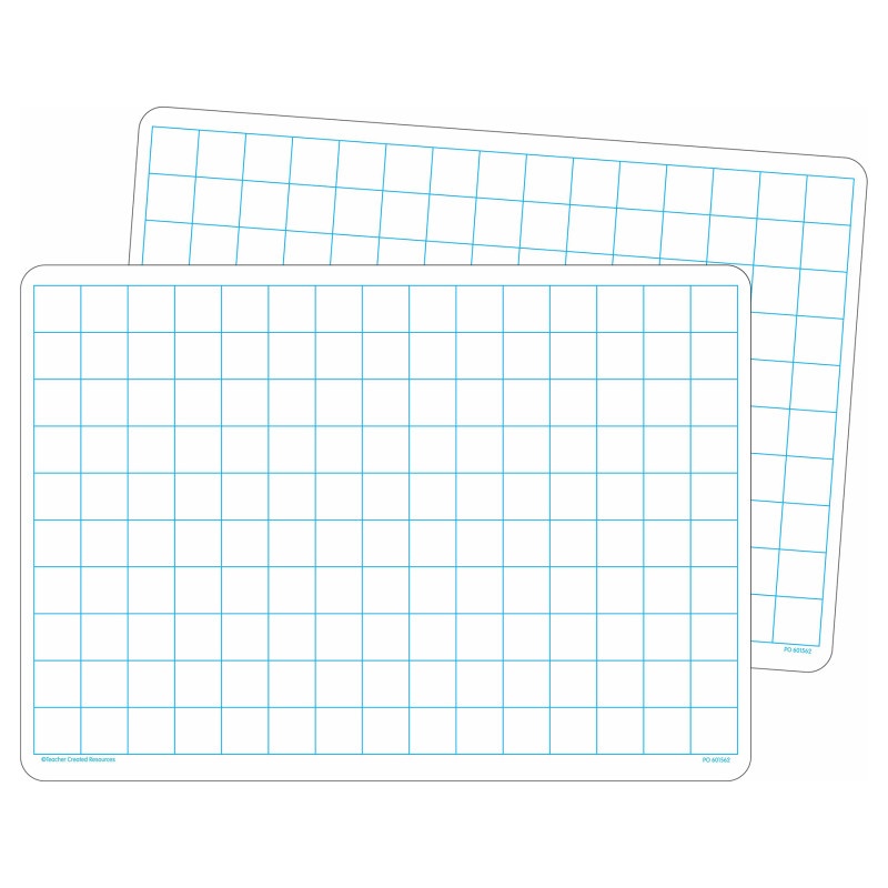 Math Grid Dry Erase Boards 10 St