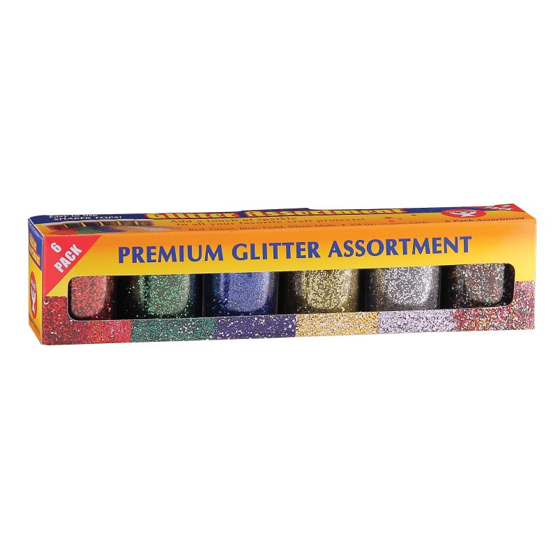Glitter 3/4 Oz - 6 Pack