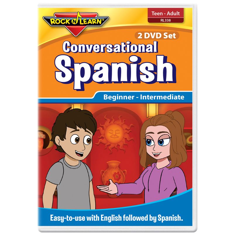 Conversational Spanish For Teens & Adults 2 Dvd Set