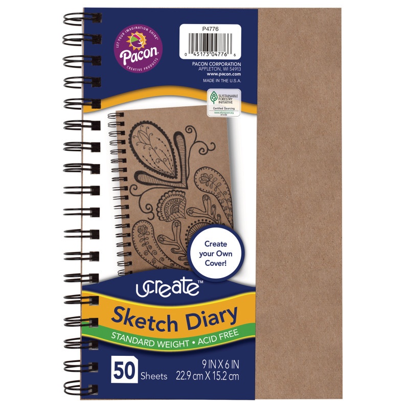 Sketch Diary Chip Cover 9X6 Natural
