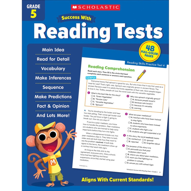Success With Reading Tests Gr 5