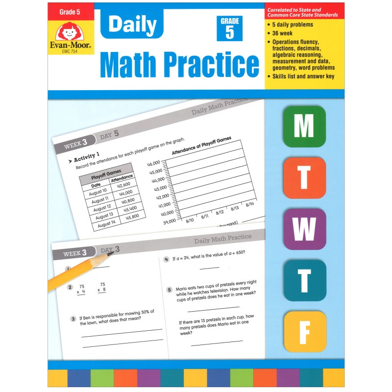 Daily Math Practice Gr 5