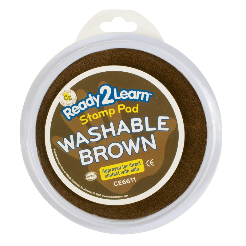 Jumbo Circular Washable Pads Brown Single