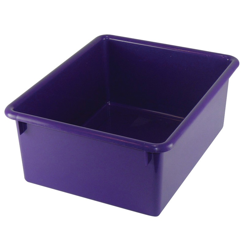 Stowaway Letter Box Purple No Lid 13-1/8 X 10-1/2 X 5-1/4