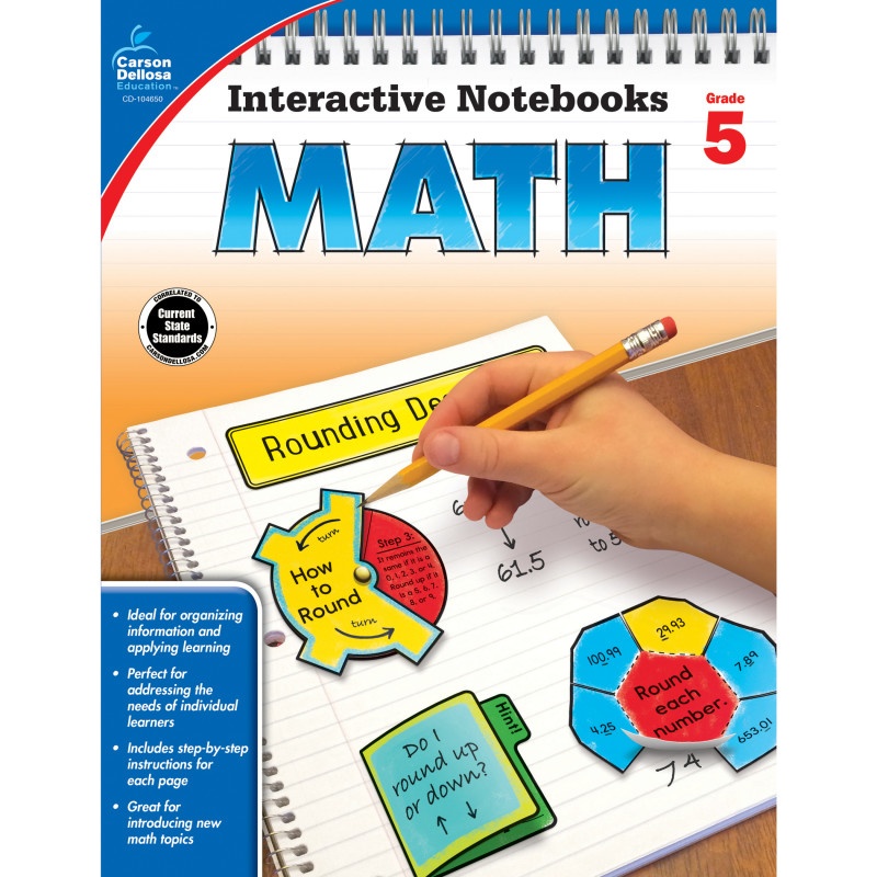 Interactive Notebooks Math Grade 5 Resource Book