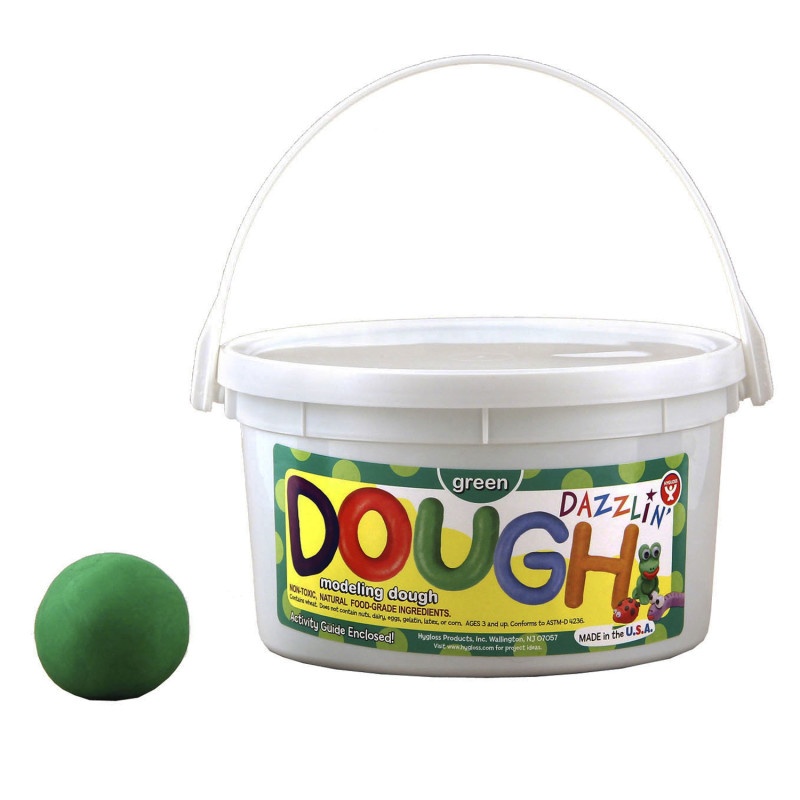 Dazzlin Dough Green 3 Lb Tub