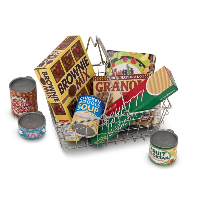 Grocery Basket With Food