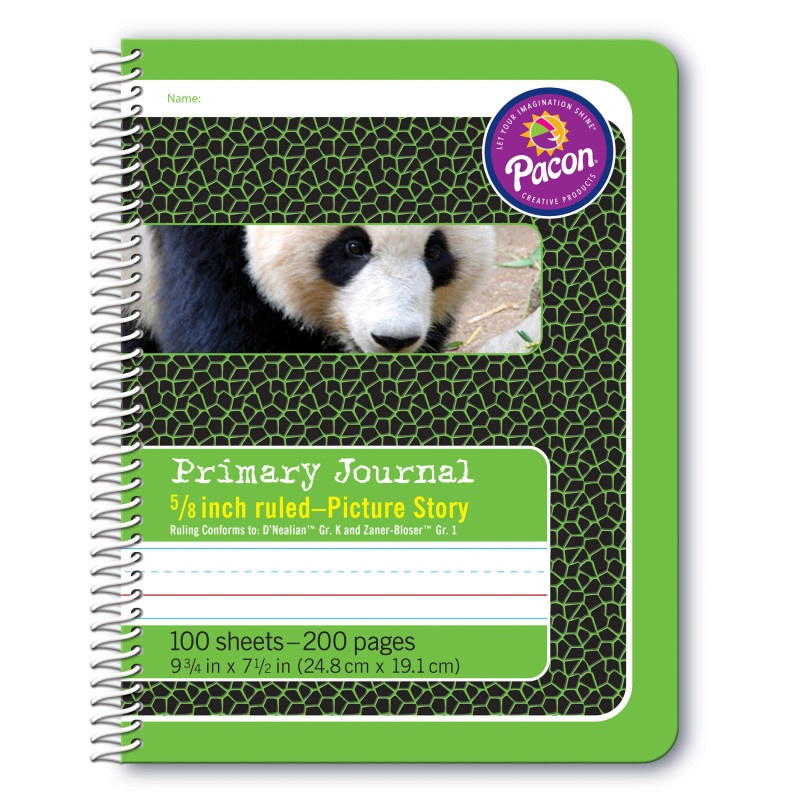 Primary Journal 5/8In Ruled Picture Story Spiral Bound