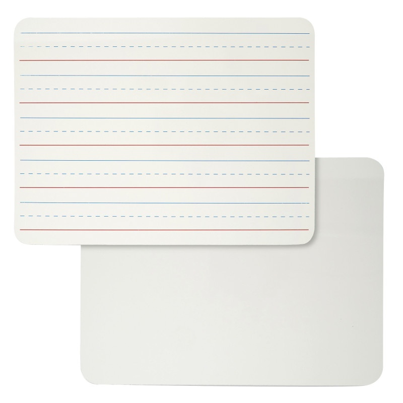Lap Board 9 X 12 Plain Lined White Surface 2 Sided