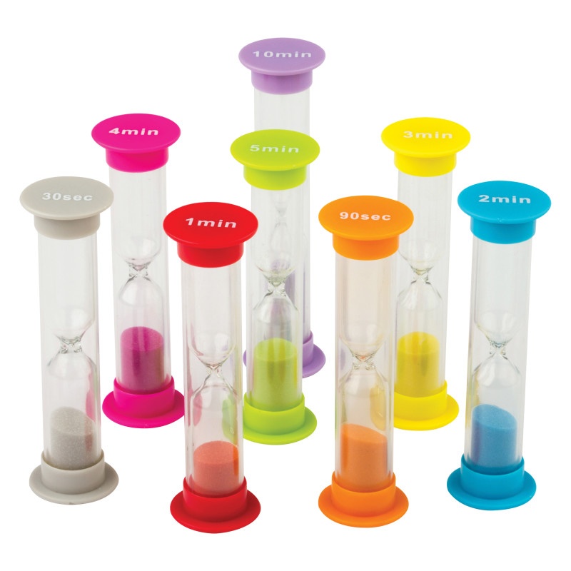 Small Sand Timers Combo 8 Pk