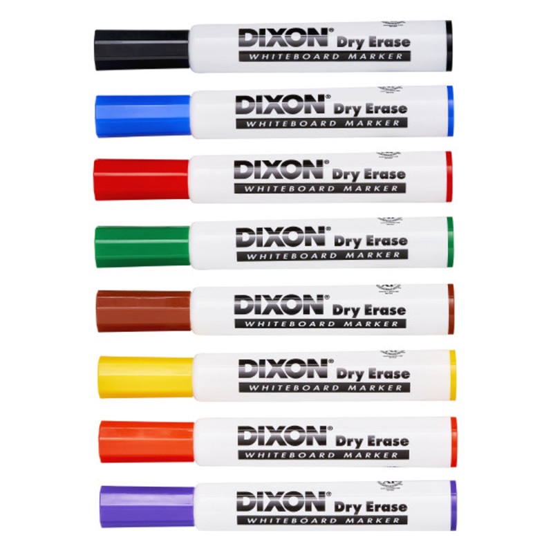 Dry Erase Markrs Wedge Tip Set Of 8