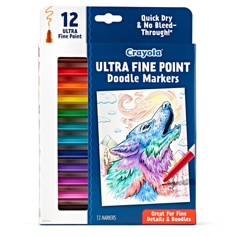 Ultra Fine Point Doodle Marker 12Ct Doodle & Draw