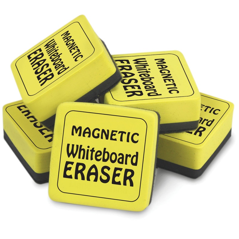 Magnetic Whiteboard Erasers 12Pk 2In X 2In