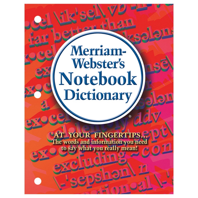 Merriam Webster Notebook Dictionary