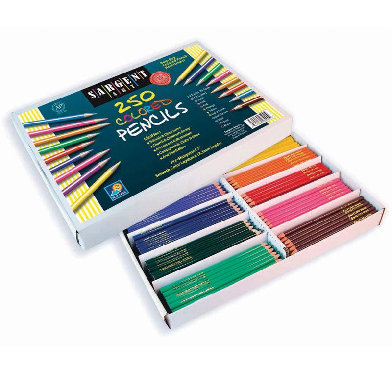 Sargent Art Colored Pencils 250/Pk