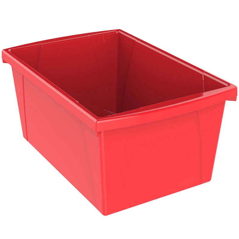 Medium Red Classroom Storage Bin