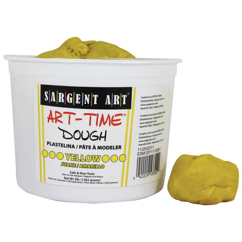 3Lb Art Time Dough - Yellow