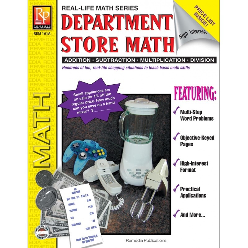 Book Department Store Math Gr 4 - 8