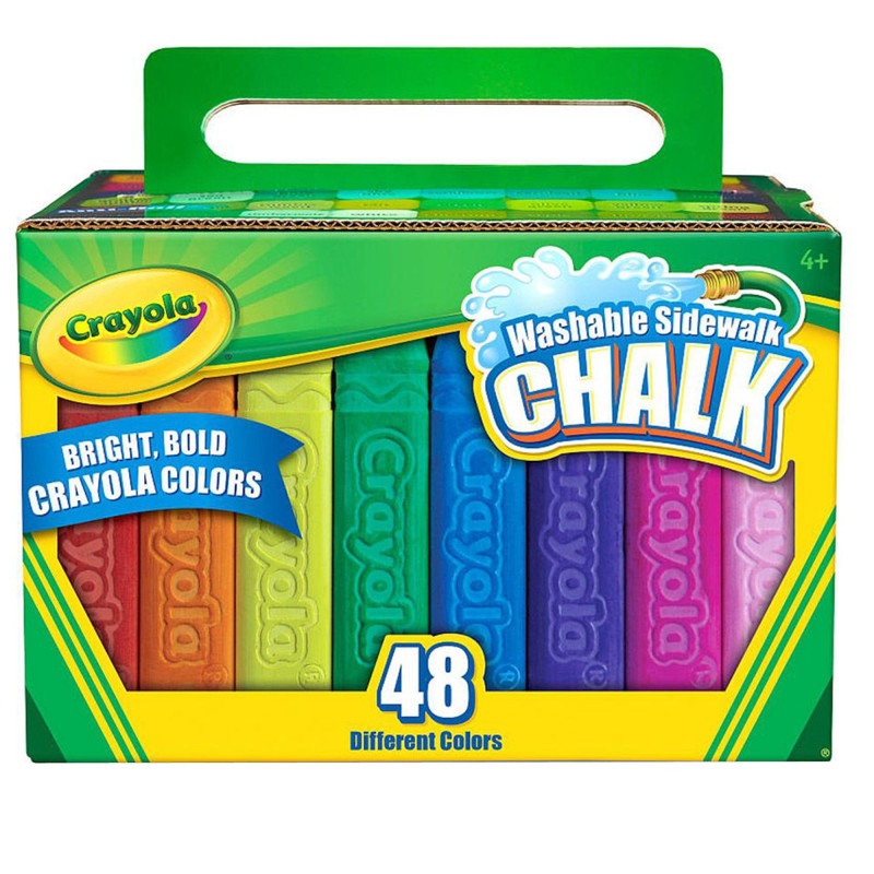 Crayola Washable Sidewalk Chalk 48 Ct