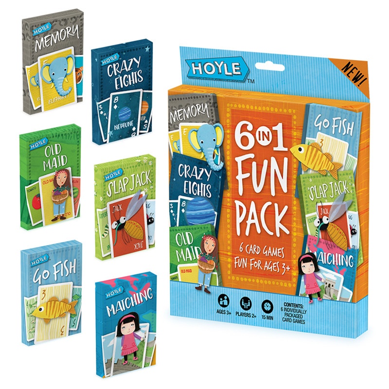 Hoyle 6 In 1 Fun Pack Classic Childrens Games