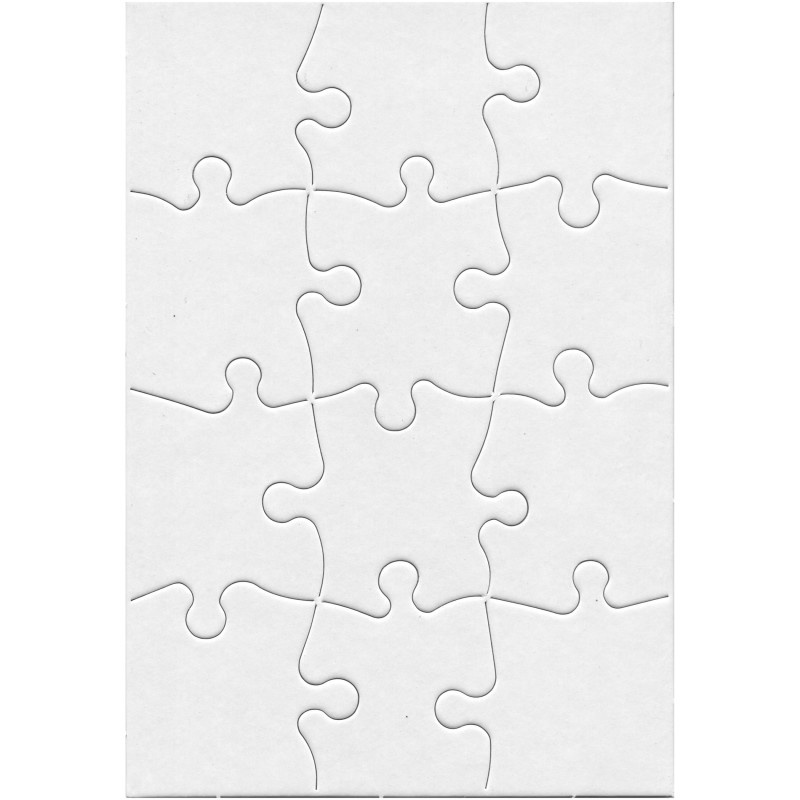 Compoz A Puzzle 5.5X8in Rect 12Pc