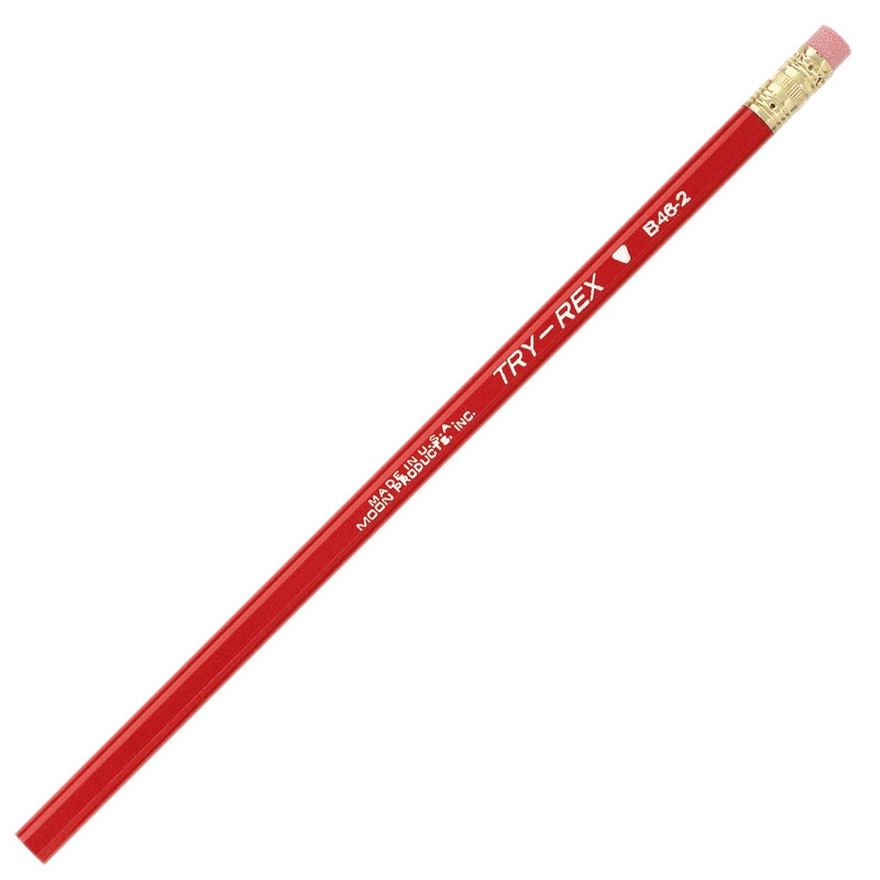 Pencils Try-Rex Regular 12/Pk W/ Eraser