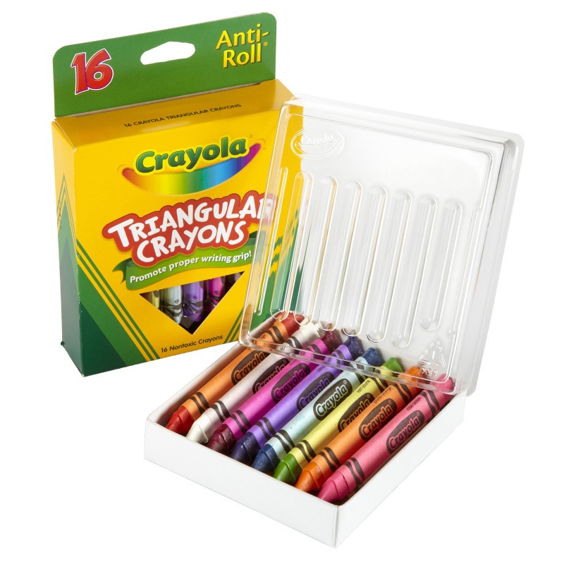 Crayola Triangular Crayons 16 Count