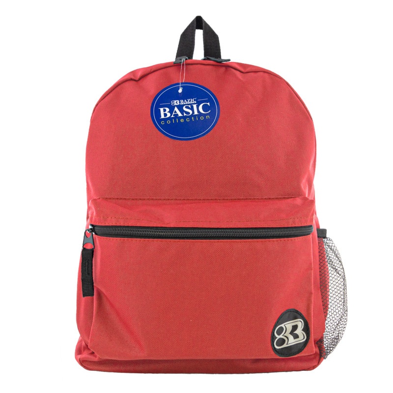 16In Red Basic Collctn Backpack