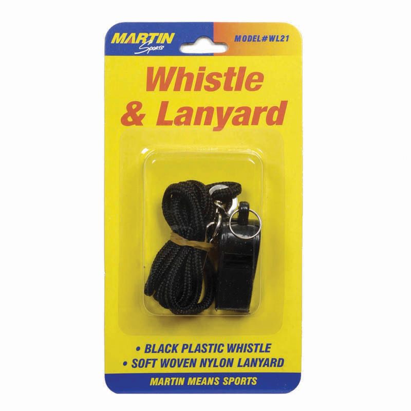 Whistle & Lanyard No P20 & Lanyard On Blister Card