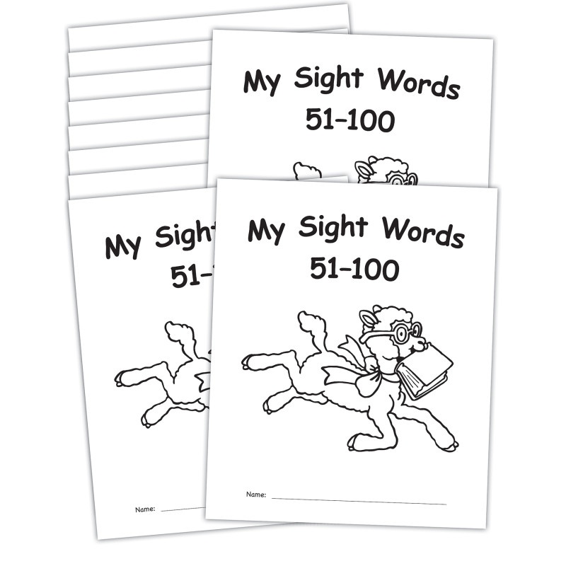 My Own Books Sight Word 51-100 10Pk