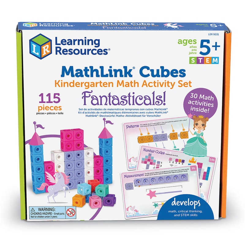 Mathlink Cubes Gr K Fantasticals Math Activity Set