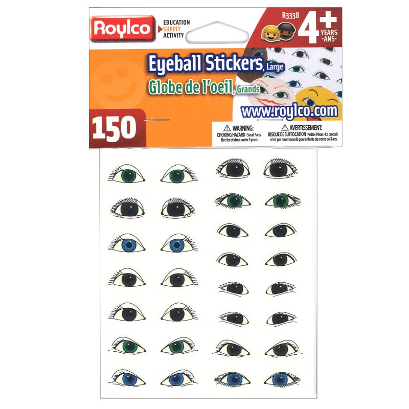 Eyeball Stickers Large Eyes
