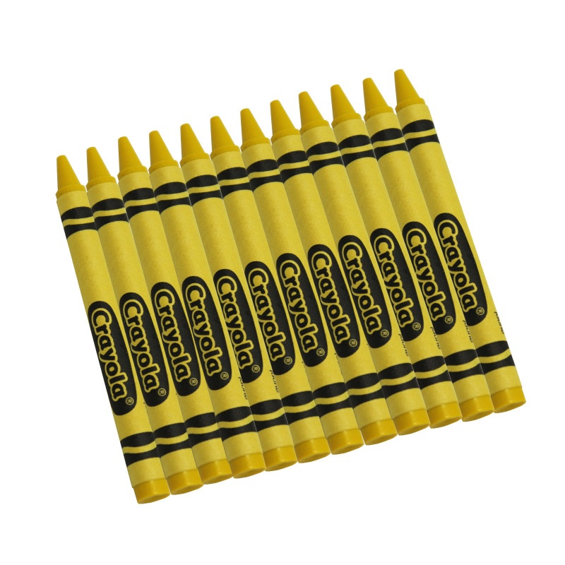 Crayola Bulk Crayons 12 Ct Yellow