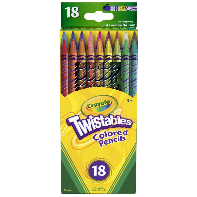 Crayola Twistables 18 Ct Colored Pencils