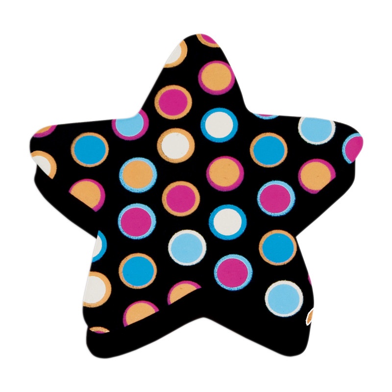 Magnetic Whiteboard Star Dots Erasers