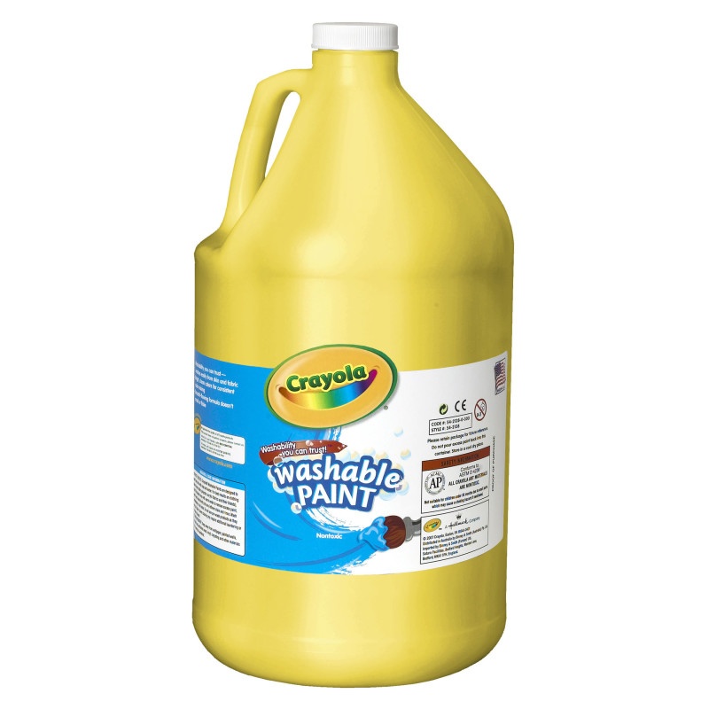 Washable Paint Gallon Yellow
