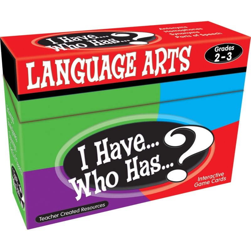 I Have Who Has Language Arts Game Gr 2-3