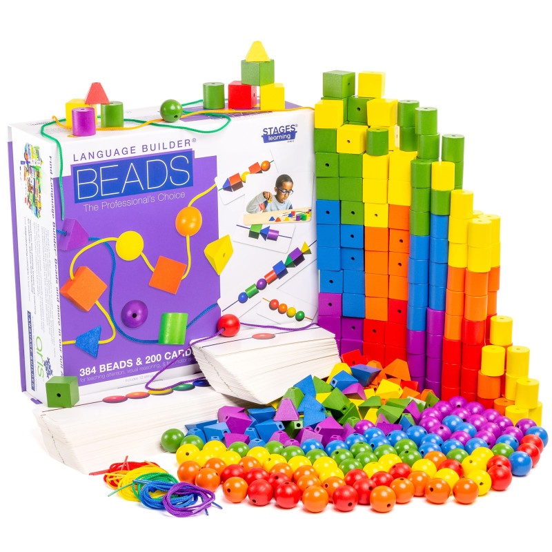Stringing Beads Set Of 384 Language Builder