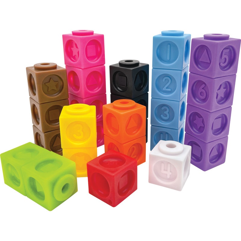 Numbers And Shapes Connecting Cubes