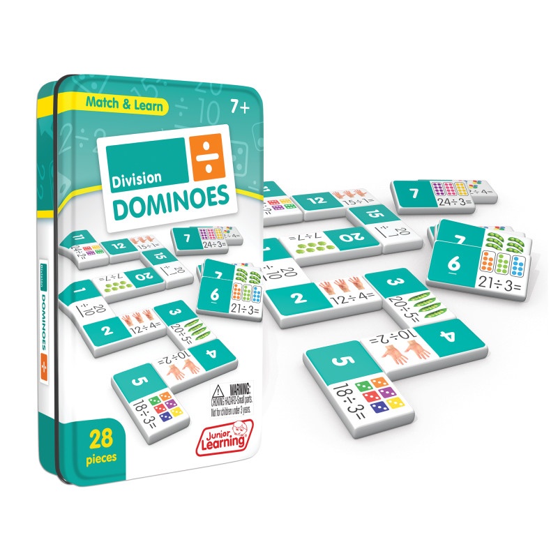 Division Match & Learn Dominoes