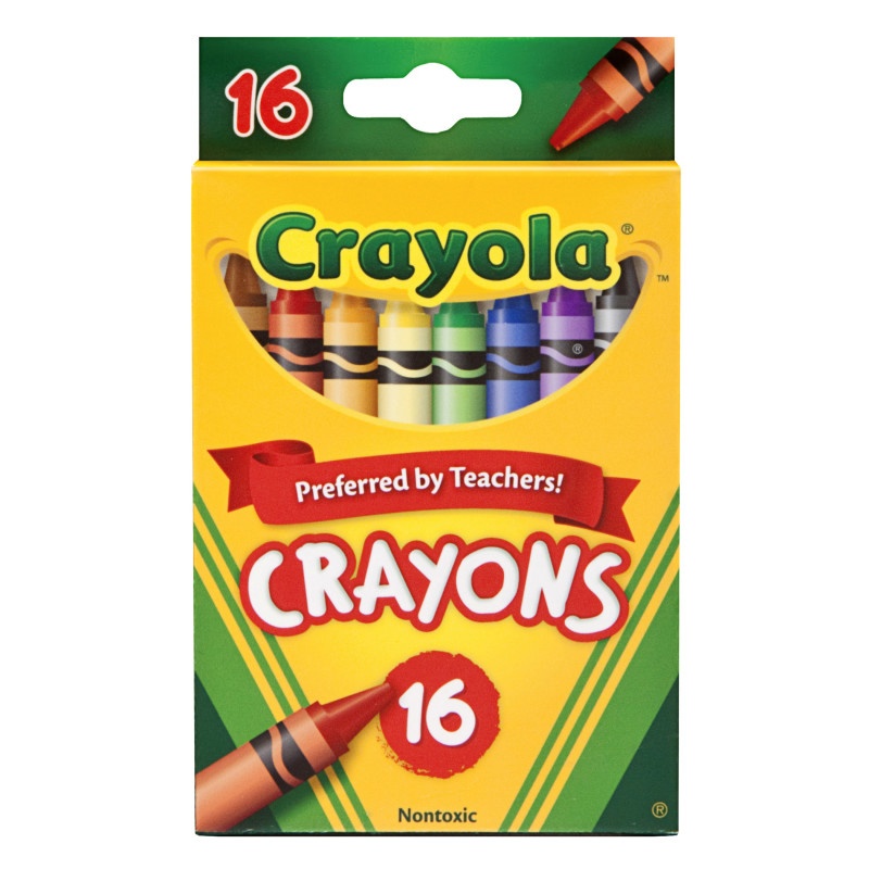 Crayola Crayons 16 Color Peggable